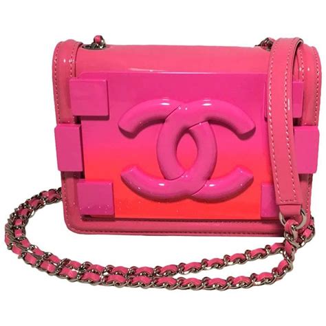 vintage chanel color block leather mini bag